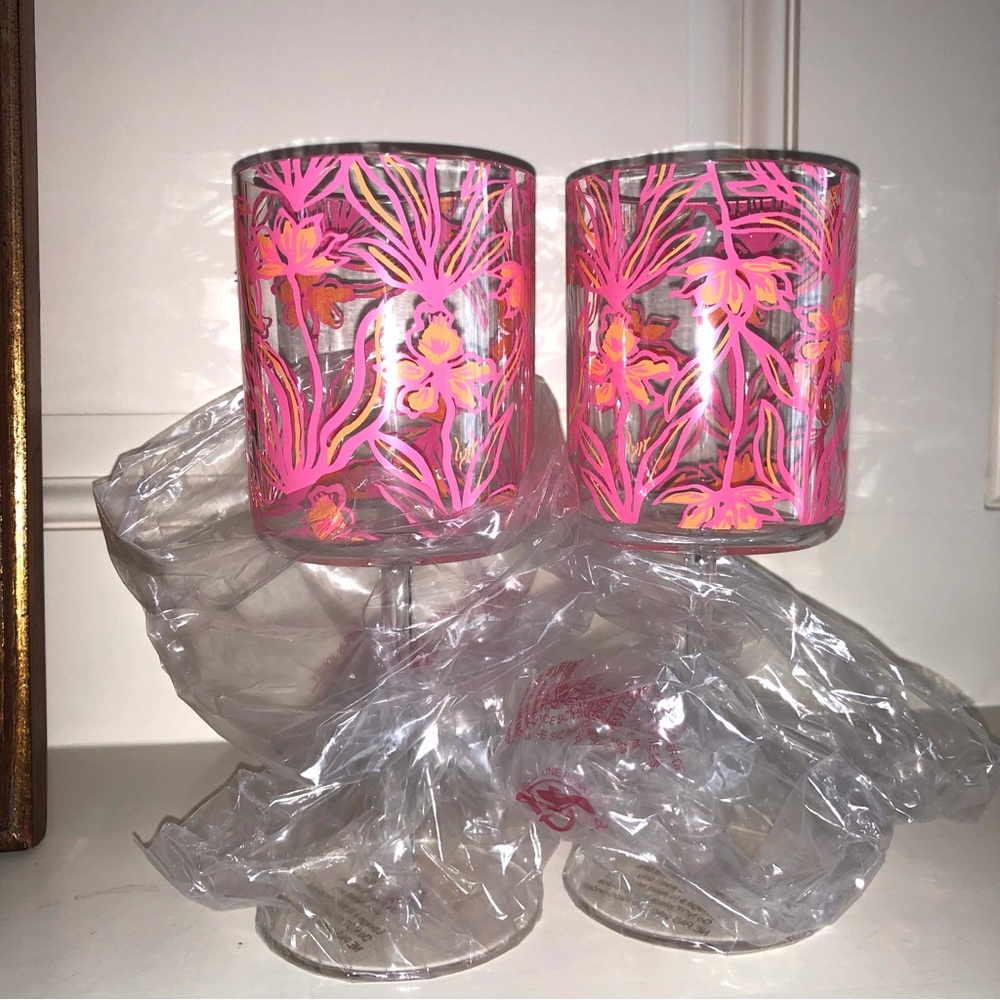 NWT Lilly Pulitzer Wine Tumbler Set